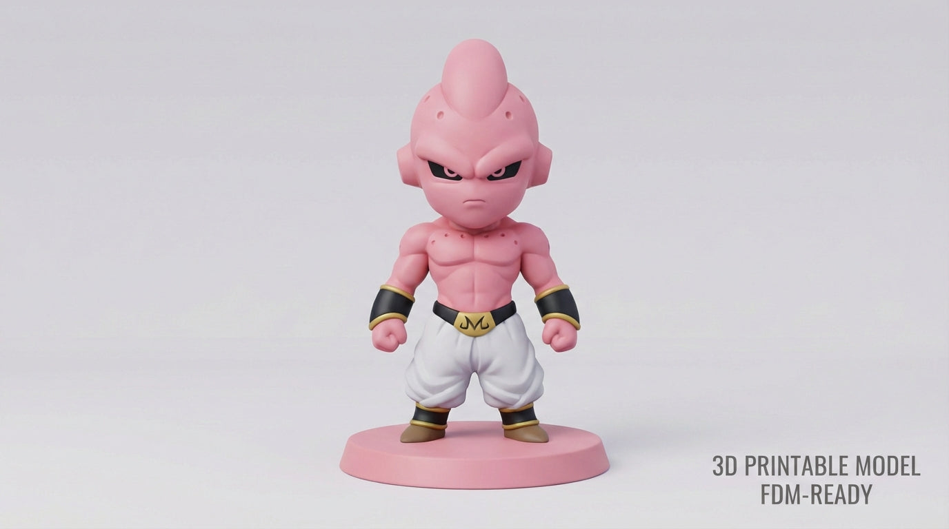 Kid Buu Toon Figurine