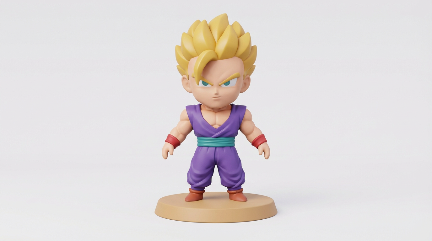 Saiyan Gohan Toon Figurine