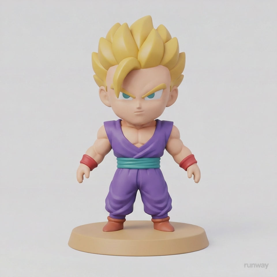 Saiyan Gohan Toon Figurine